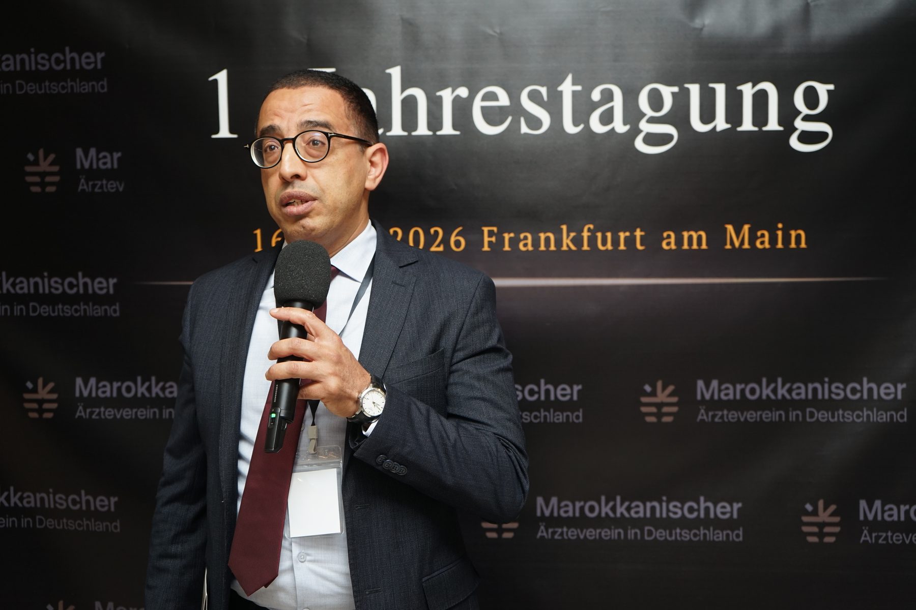 Abderrahim Ouabbou lors de la première rencontre annuelle de la MÄD