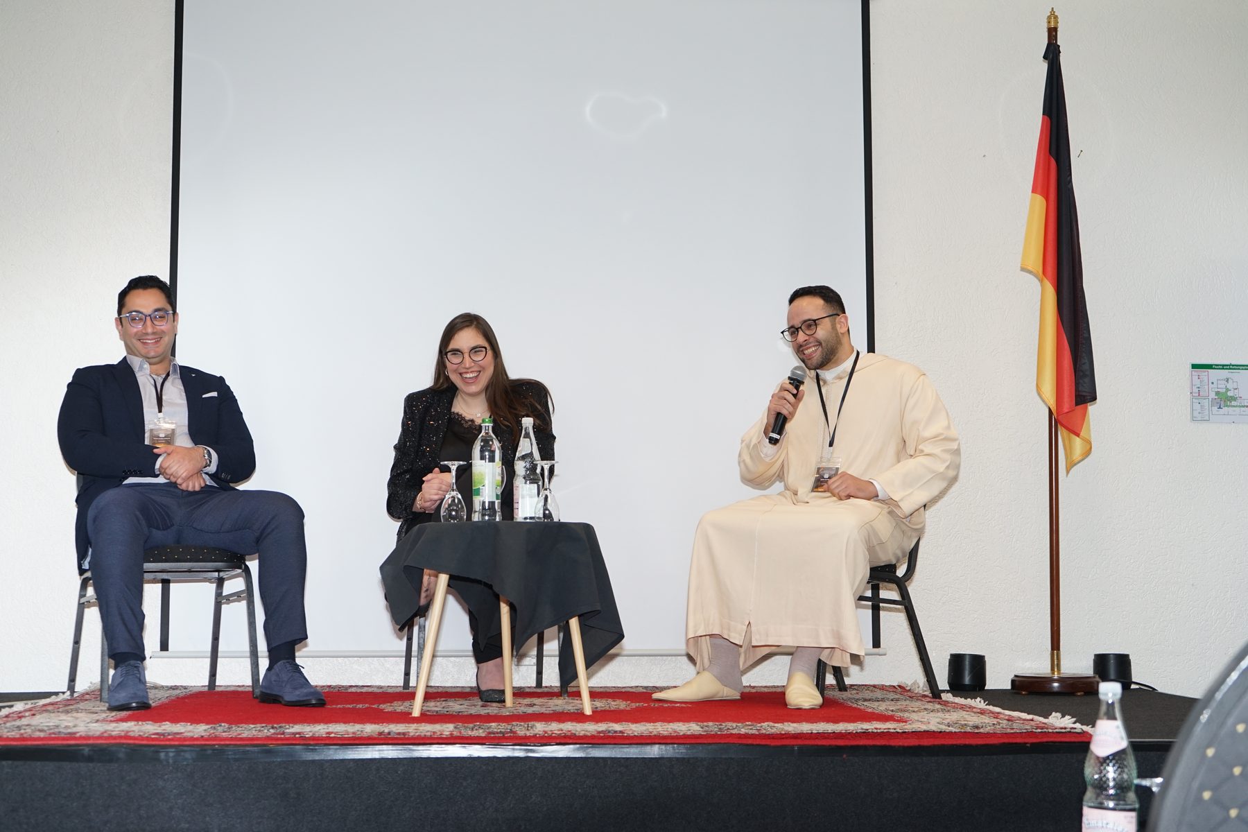 Panel Parcours en Allemagne avec Hatim Kerniss, Selma Bennis et Elias Mellouki