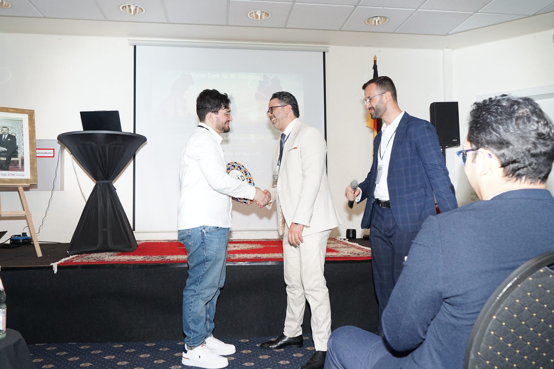 Mustapha Addali lors de la première rencontre annuelle de la MÄD