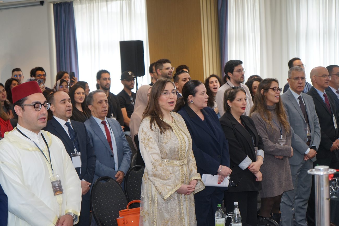 National anthem during the 1st MÄD Annual Day